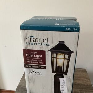 Black Outdoor Post Light